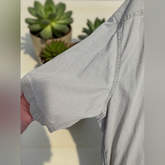 Croft & Barrow Men's Gray Button-Down Shirt Size X-Large - Picture 8 of 11